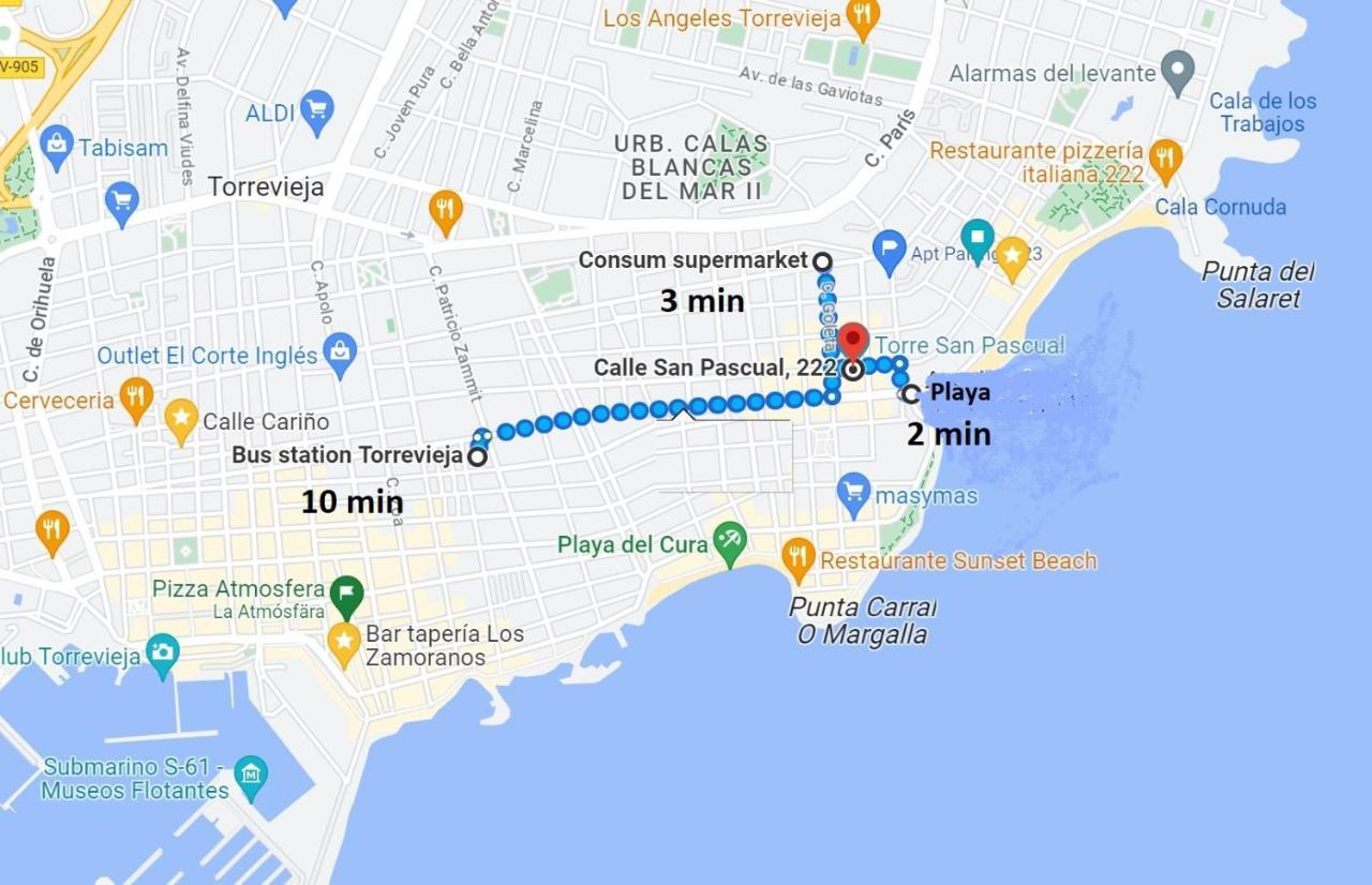 222 San Pascual, Playa Del Cura, Torrevieja Διαμέρισμα Εξωτερικό φωτογραφία